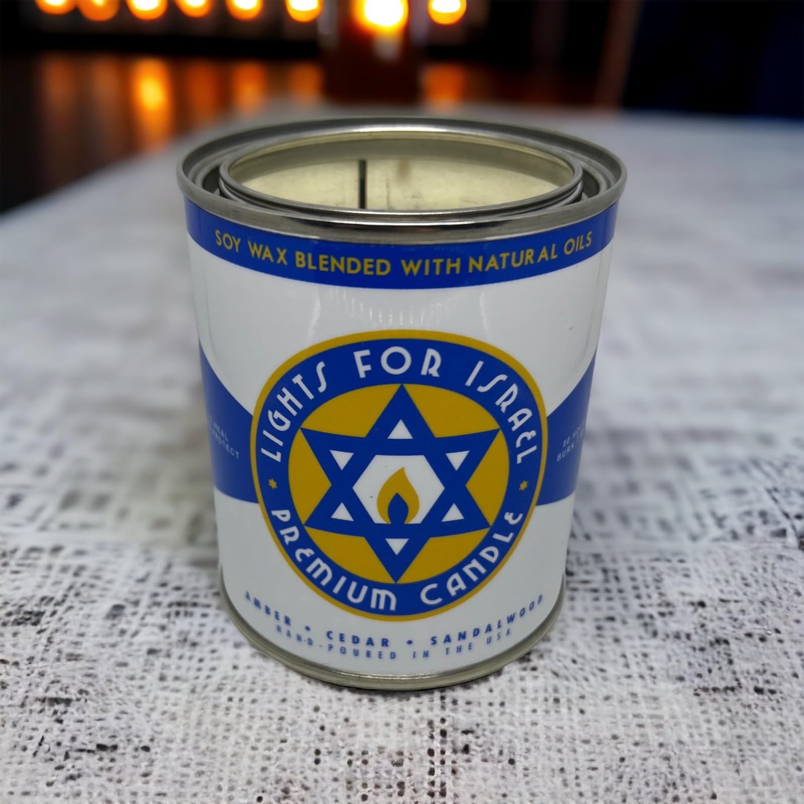 Long-Burning, One-Pint Premium Candles for Men | Vintage Inspired Oil Can Design | Soy Wax FURY BROS.Au supplements