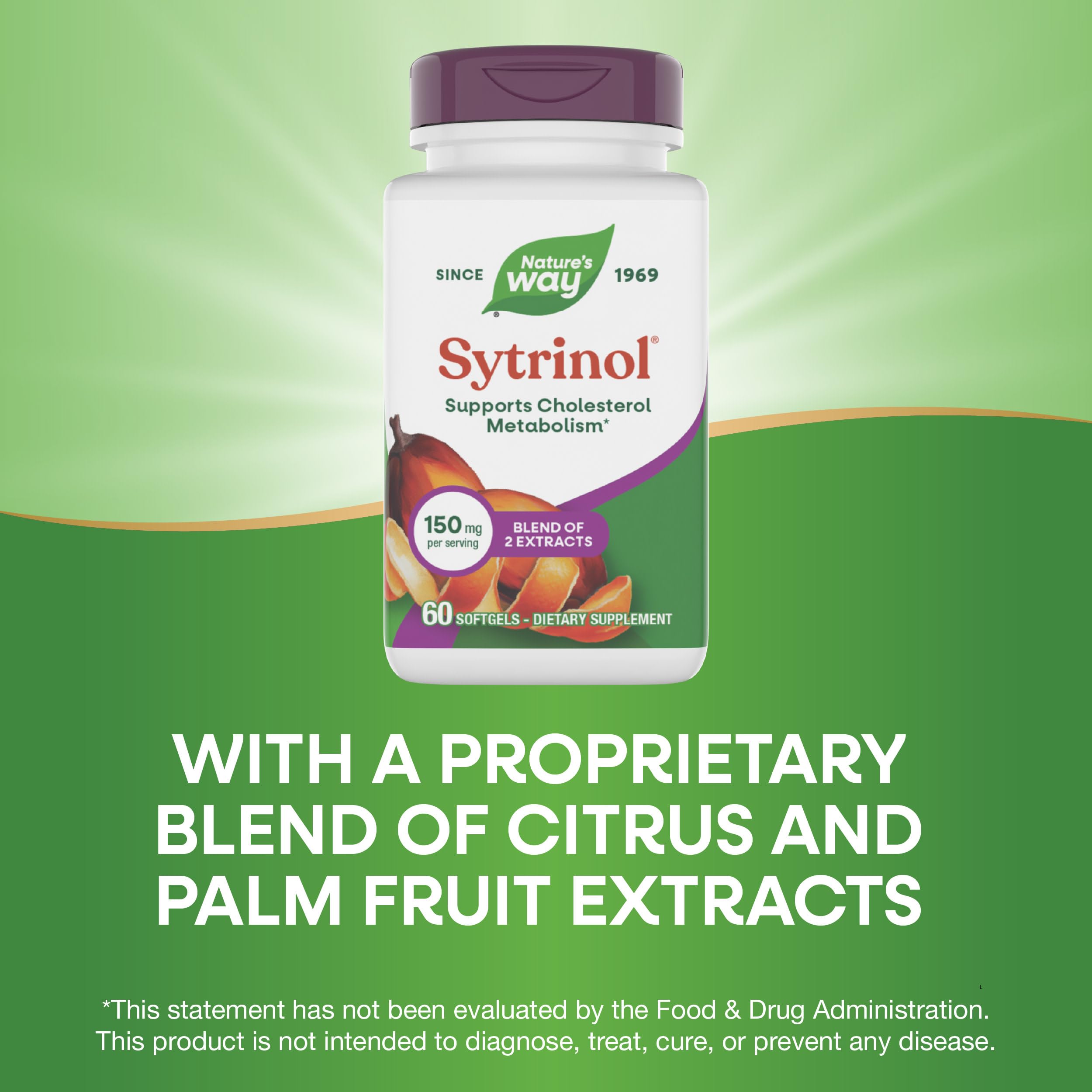 Nature's Way Sytrinol Cholesterol Control; Premium Blend; 60 Softgels Nature's WayAu supplements