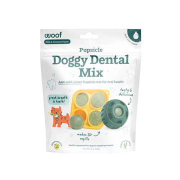 Woof Doggy Dental Pupsicle Mix - Dog Teeth Cleaning Powder for The Pupsicle - Long Lasting Postbiotic Dental Enzyme Mix to Support Oral Health for Dogs WOOFAu supplements