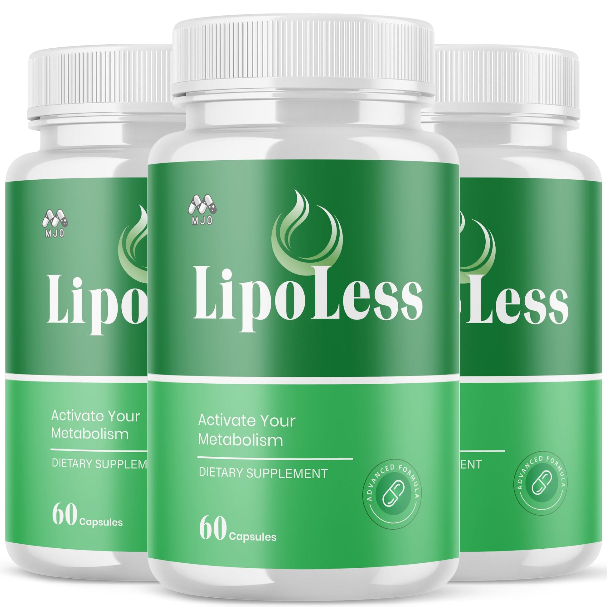 (3 Pack) LipoLess Capsules, Official Lipo Less Supplement Pills with All Natural Ingredients, Advanced Formula for Optimal Health Support with Premium Vitamins for Active Women & Men (180 Capsules) MJOAu supplements