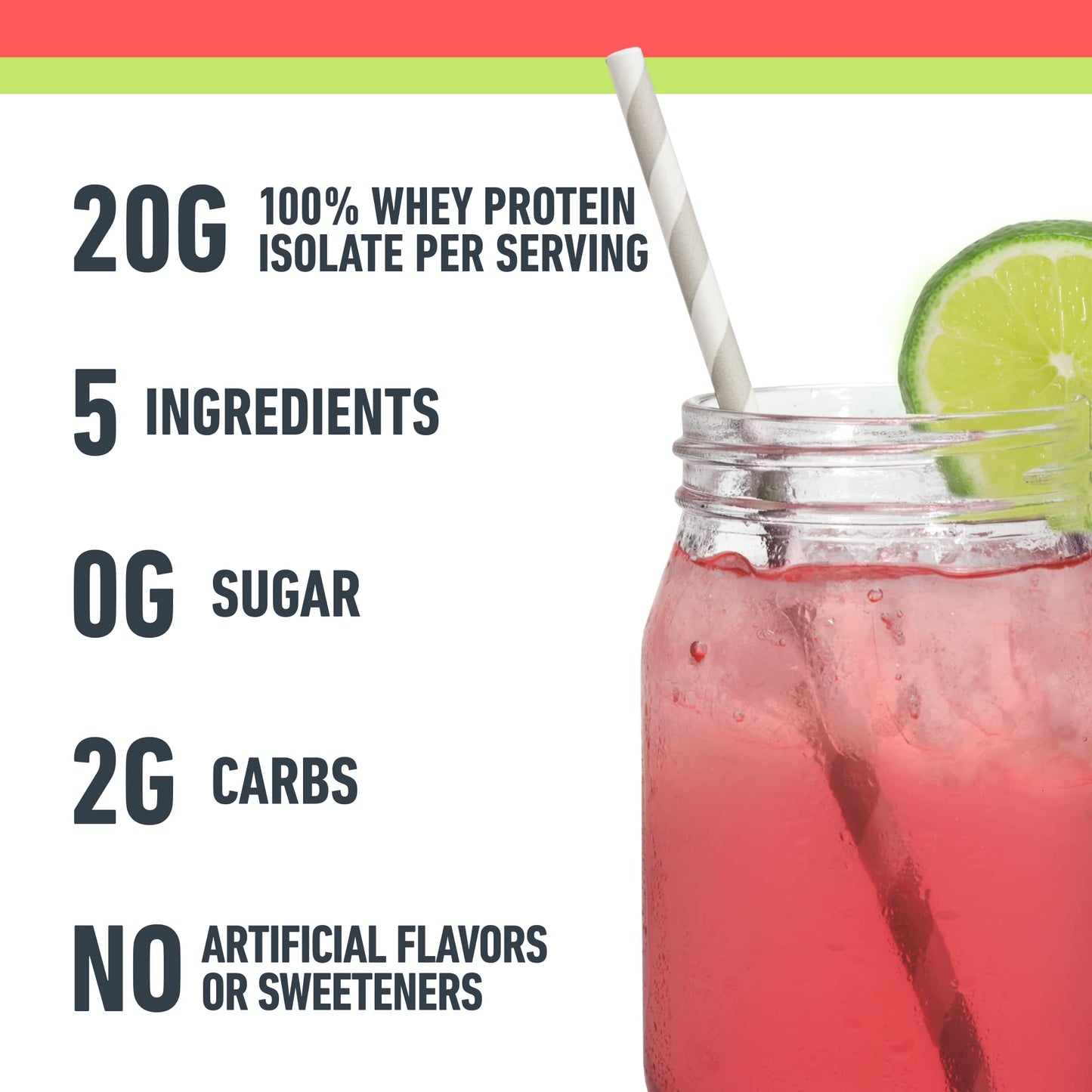 Isopure Protein Powder, Clear Whey Isolate Protein, Post Workout Recovery Drink Mix IsopureUS supplements