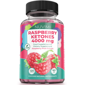 NUVIMI Raspberry Ketones 4000 mg Natural Dietary Food Supplement to Support Healthy NUVIMIUS supplements