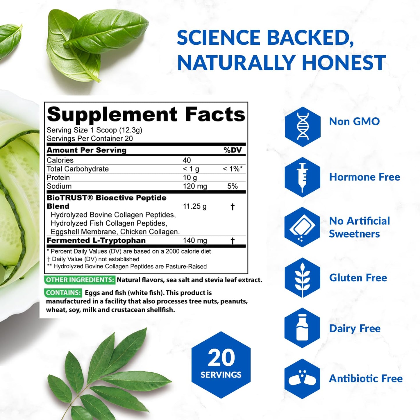 BioTrust Ageless Multi Collagen Peptides Powder – 5 Types (I, II, III, V, X) BioTrustUS supplements