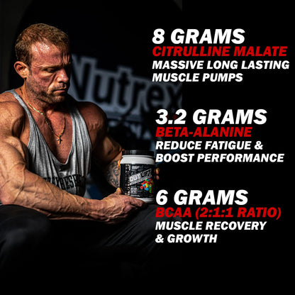 Nutrex Outlift Clinically Dosed Pre Workout Powder with Creatine, 8G Citrulline, BCAA Nutrex ResearchUS supplements
