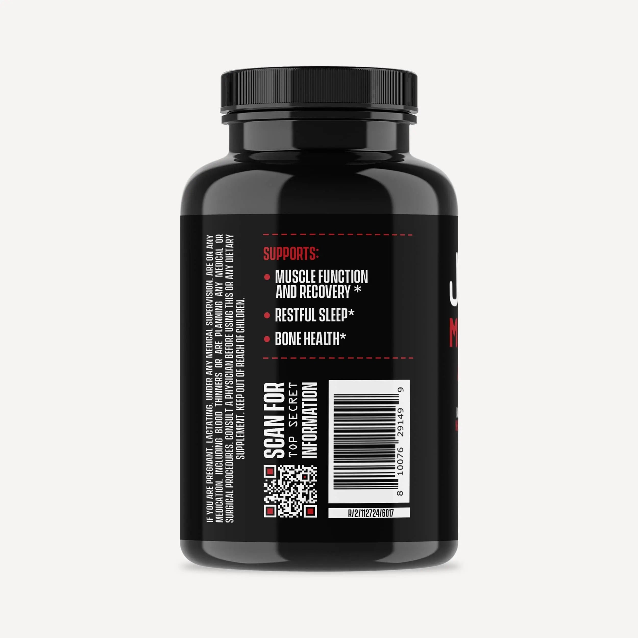 Jocko Fuel Magnesium Complex Supplement - Magnesium Glycinate, Citrate, & Taurate Capsules Dietary Supplement for Muscle Recovery & Relaxation, Heart, Nerve, Bone Support, & Sleep 30-Day Supply Jocko Fuelnz supplements