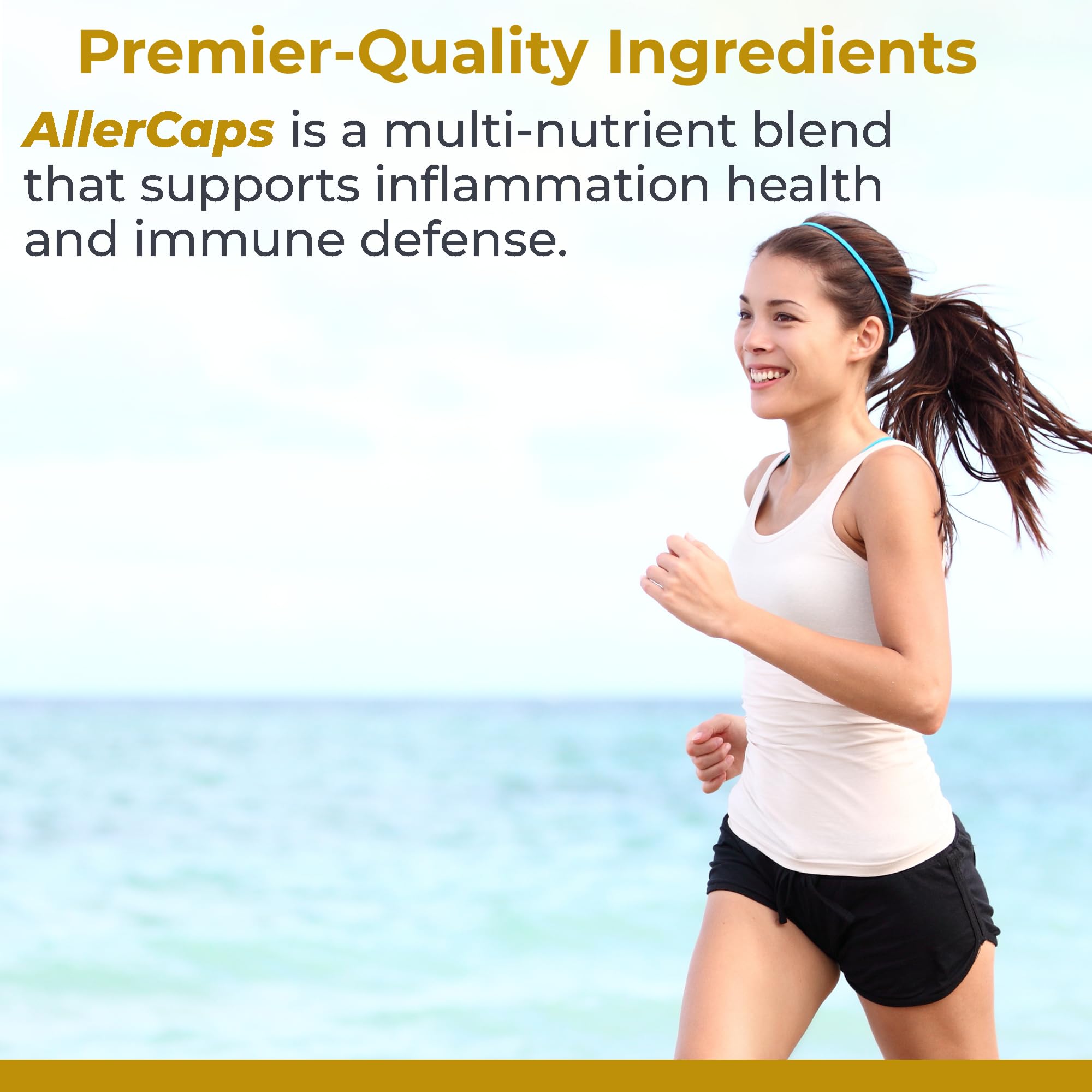 Premier Research Labs AllerCaps - A Lung Health Supplement with NAC/N-Acetyl Cysteine, Featuring Bromelain, Reishi Mushroom & Quertecin, Immune Support Formula - 60 Vegetarian Capsules Premier Research LabsAu supplements