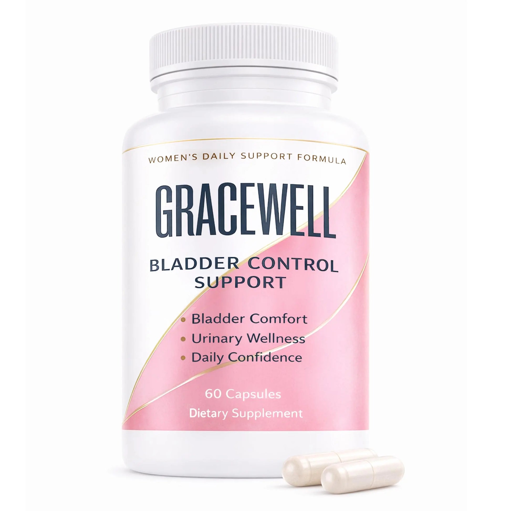 DXWXH Gracewell Bladder Wellness Supplement for Women & Men, Herbal Support with Asian Ginseng, Chinese Yam, Chinese Peony, Urinary Tract Health Formula, 60 Capsules (1) DXWXHAu supplements