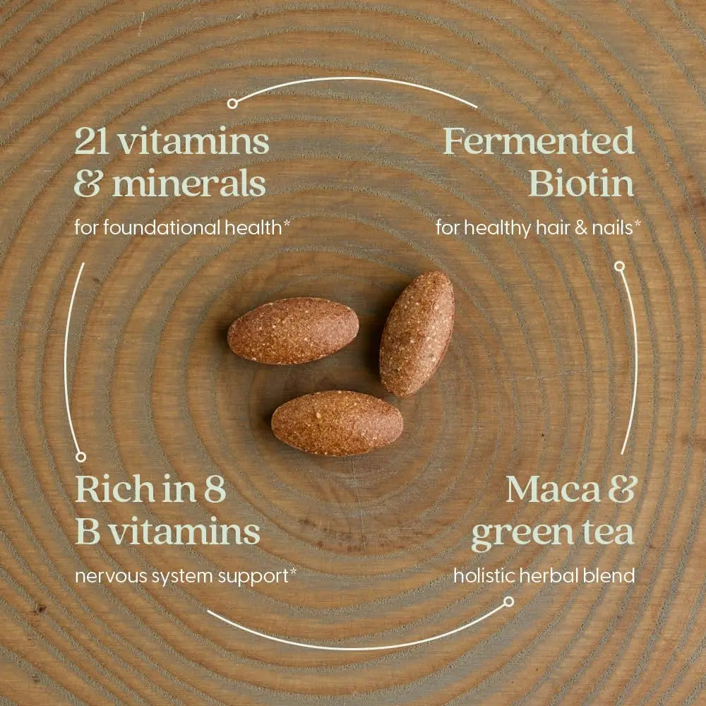 New Chapter Energy Supplement - Perfect Energy Multivitamin for Balanced Energy + Stress Support with B Vitamins + Vitamin D3 New ChapterAu supplements