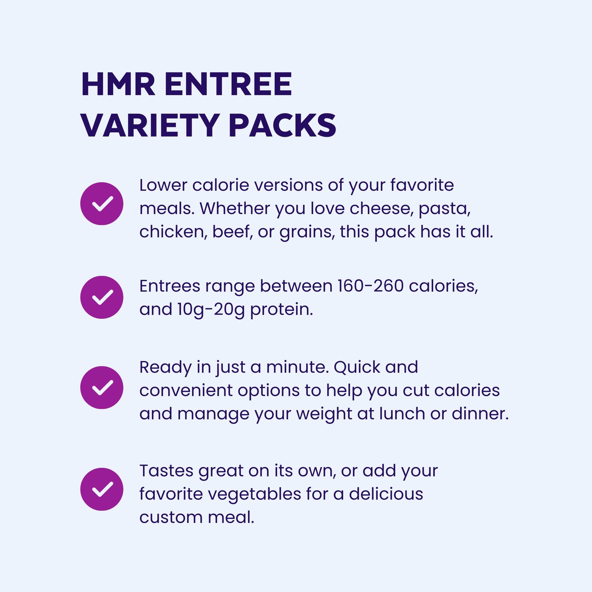 HMR Top 5 Entrée Pack | Pre-packaged Lunch or Dinner to Support Weight Loss | Pack of 5 HMRUS supplements