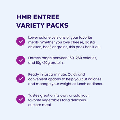 HMR Top 5 Entrée Pack | Pre-packaged Lunch or Dinner to Support Weight Loss | Pack of 5 HMRUS supplements