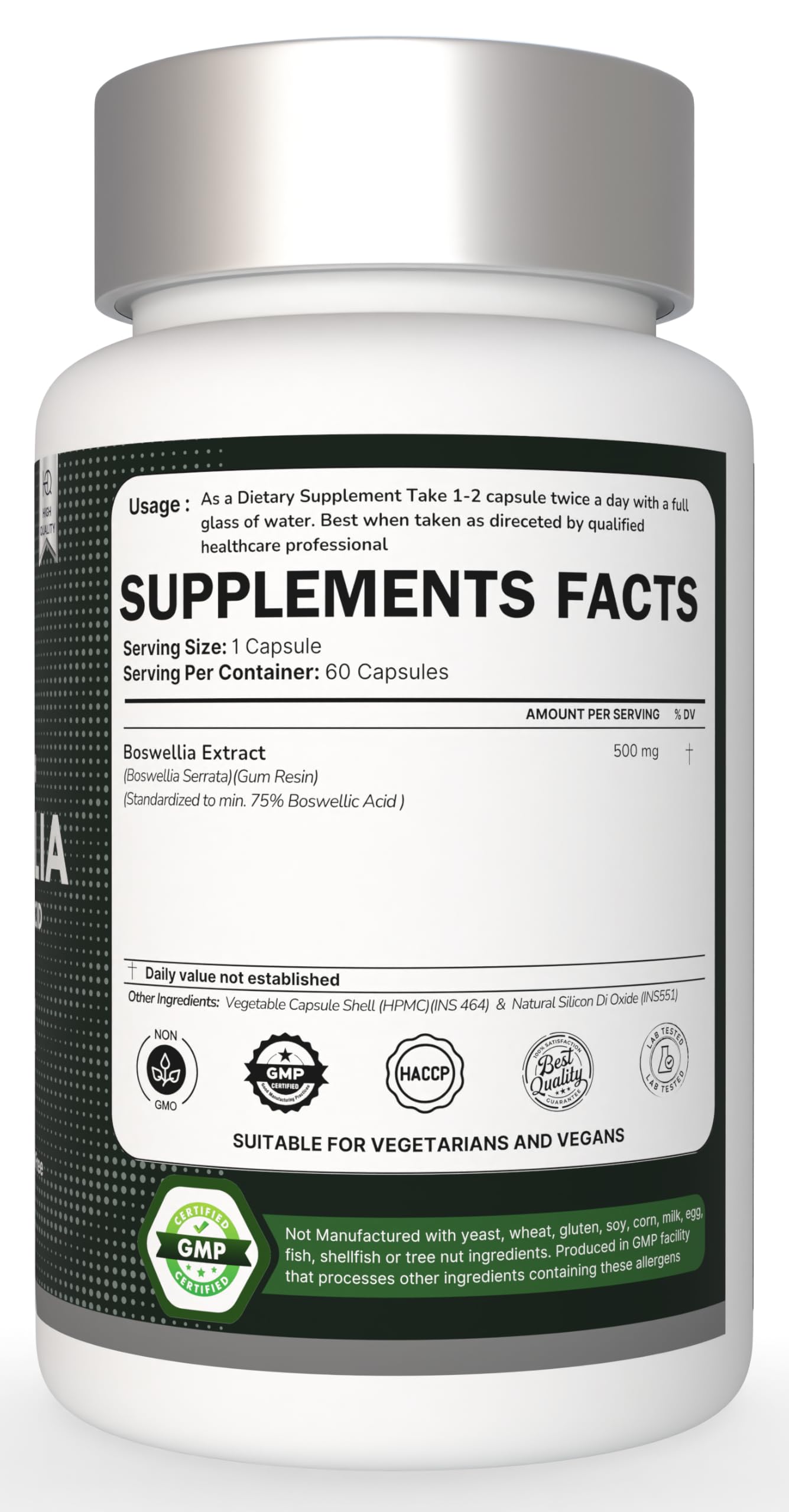 Heroot Boost Joint Mobility with 75% Extra Strength Boswellia Serrata Extract, 120 Capsules HerootAu supplements