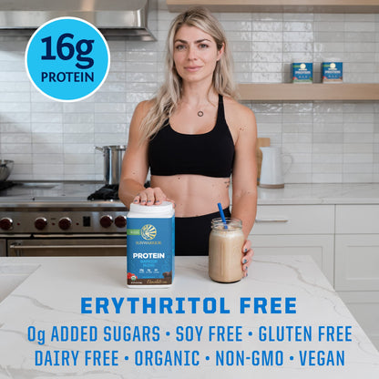 Vegan Organic Protein Powder Plant-based | BCAA Amino Acids Hemp Seed Soy SunwarriorUS supplements
