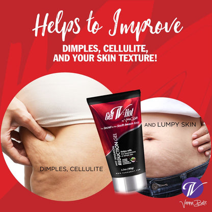 Vanna Belt Gel-V Hot Cream for Cellulite, 6.3 oz - Effective Nighttime Belly Fat Burning V VANNA BELTUS supplements