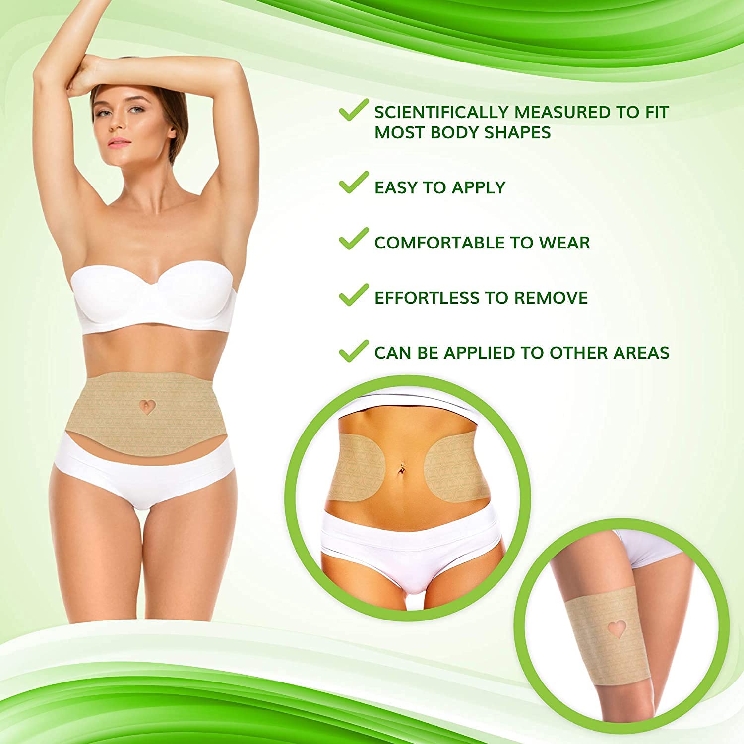 Moisturizing Body Wrap - New and Improved All Natural Body Applicator (5 WRAPS) Shape and Tone Body ProductsAu supplements