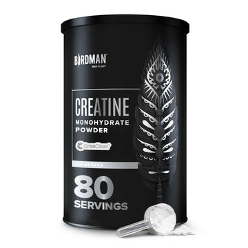 BIRDMAN Micronized Creatine Monohydrate Powder, Muscle Recovery, Caffeine Free, Creatine Pre Workout, Vegan, Post Workout, Gluten Free, Sugar Free