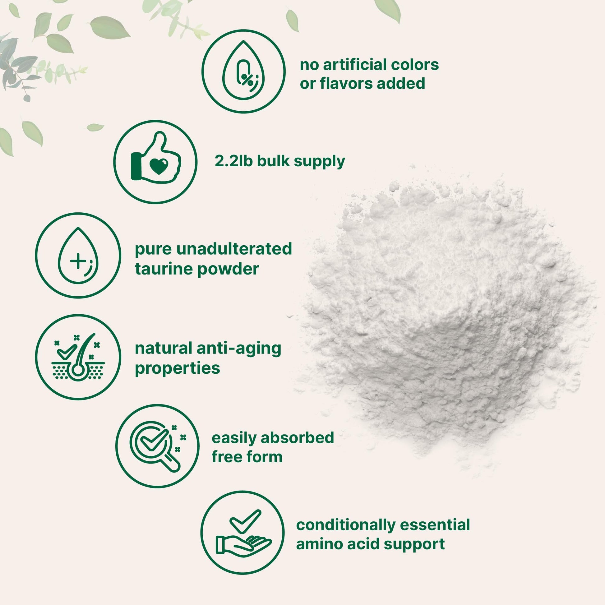 Micro Ingredients Taurine Powder Supplement | 1 KG, 2000mg Per Serving | Unflavored | 100% Pure, Easily Absorbed Free Form | Essential Amino Acids for Exercise, Energy, & Heart Support Micro IngredientsAu supplements