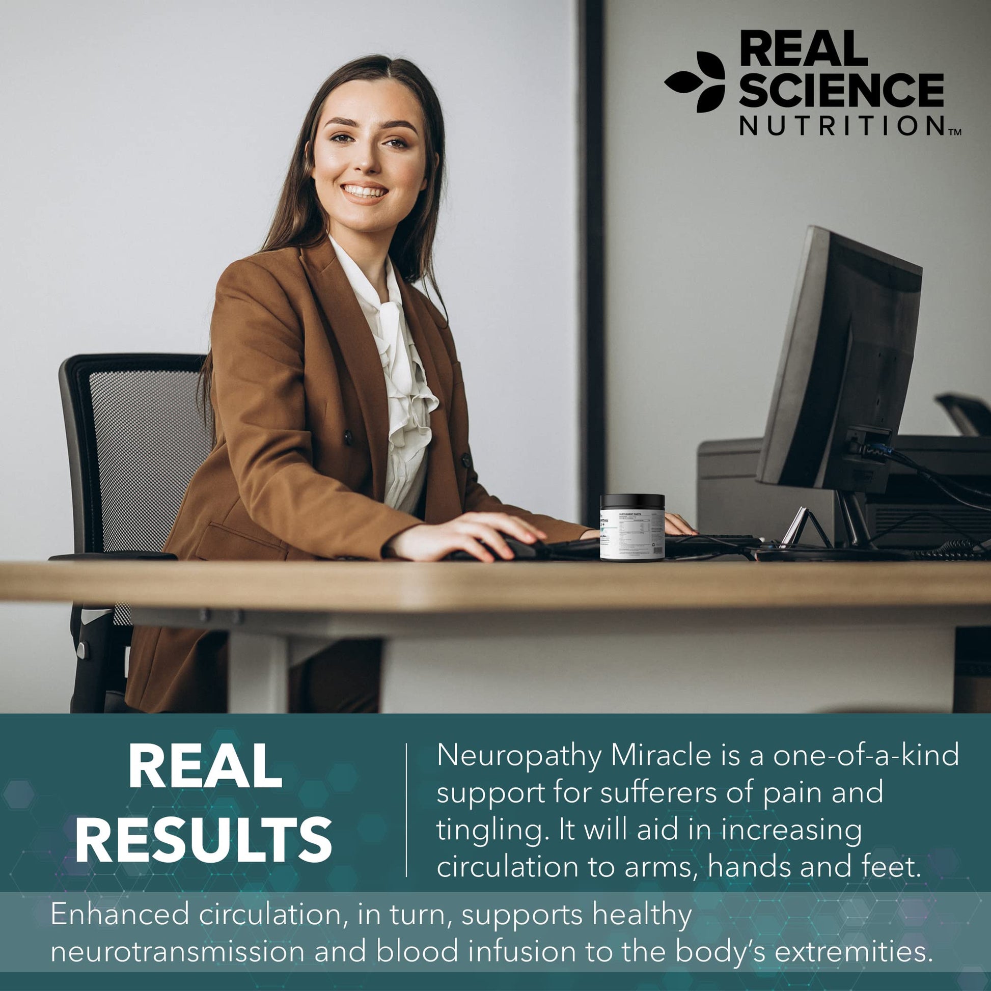 Real Science Nutrition Offers Neuropathy Miracle a Natural Powder Supplement to Improve Circulation and Provide Relief for Neuropathy Real Science NutritionAu supplements