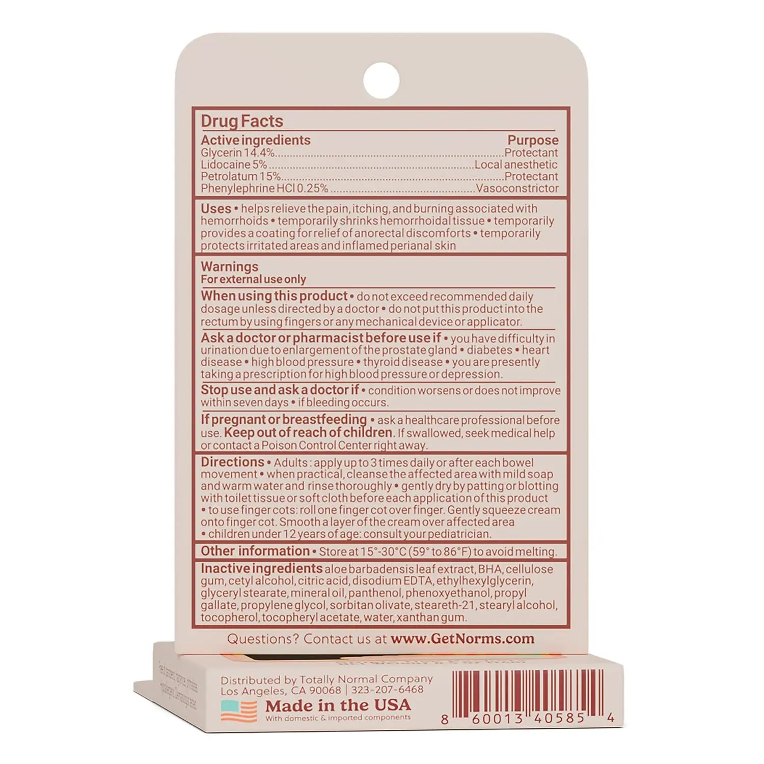 Norms Squeezies Lidocaine Hemorrhoid Cream, Discreet Single Use Travel Packets, 5% Lidocaine, Phenylephrine, Aloe and Glycerin – Numbing, Soothing & Swelling Relief On the Go, 5 Count NormsAu supplements
