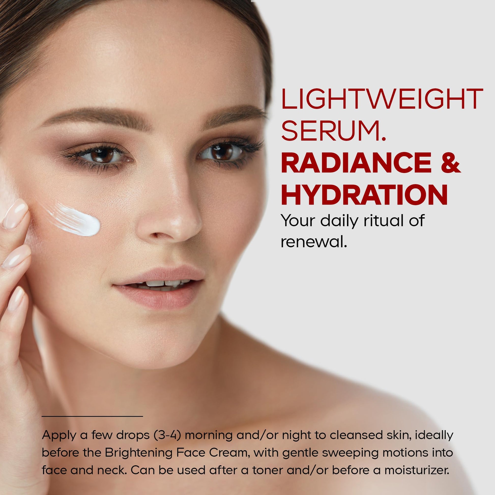 Maison Rouge Brightening Face Serum by Codeage - Glutathione Serum, Vitamin C, E, Hyaluronic Acid, Collagen - Radiance Enhancing - Parabens and Sulfates-Free - Refillable - All Skin Types - 1.7 fl oz CodeageAu supplements