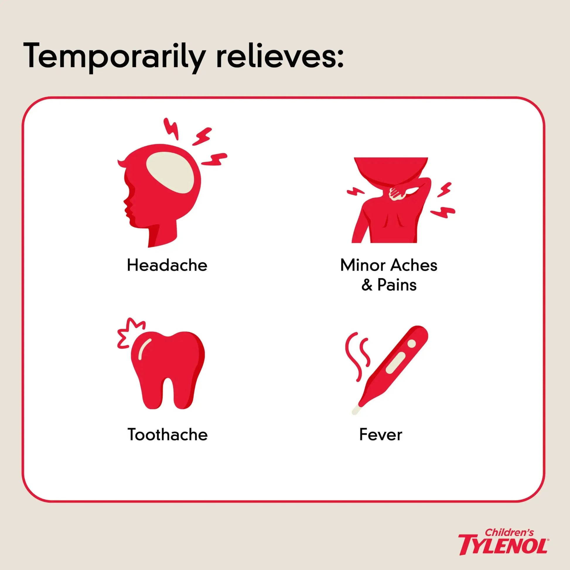 Children's Tylenol Liquid Pain Relief & Fever Medicine, Oral Suspension, Dye-Free, Acetaminophen, No Aspirin, No Ibuprofen, No High Fructose Corn Syrup; Cherry Flavor, 8 fl. oz.; Pack of 1 TylenolAu supplements
