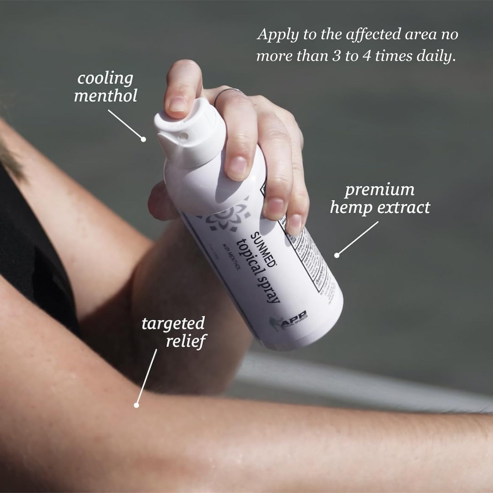 SUNMED Hemp Oil Menthol Spray for Discomfort Soothing & Recovery – Fast-Absorbing, Cooling Topical Formula for Aches, Tension & Muscle Relief – Convenient Spray, Easy Application SUNMEDAu supplements
