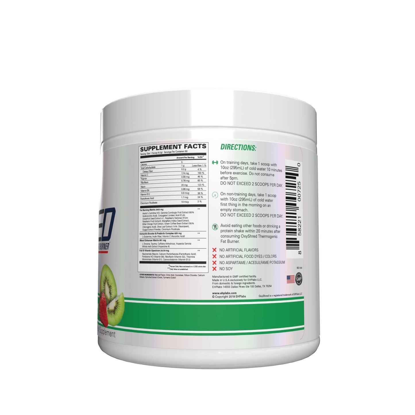 EHP Labs OxyShred + OxyGreens Bundle - Thermogenic Pre Workout Powder & Shredding EHP LabsUS supplements