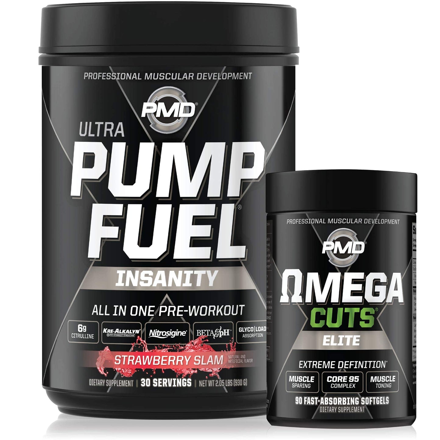 PMD Sports Ultra Pump Fuel Insanity - Pre Workout - Strawberry Slam (30 Servings) Sports PMDUS supplements