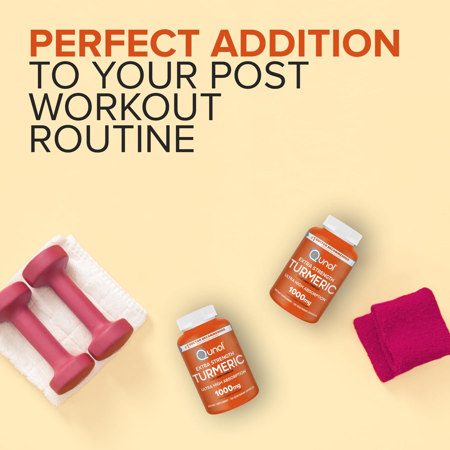 Qunol Turmeric Curcumin Supplement, Turmeric 1000mg with Ultra High Absorption QunolUS supplements