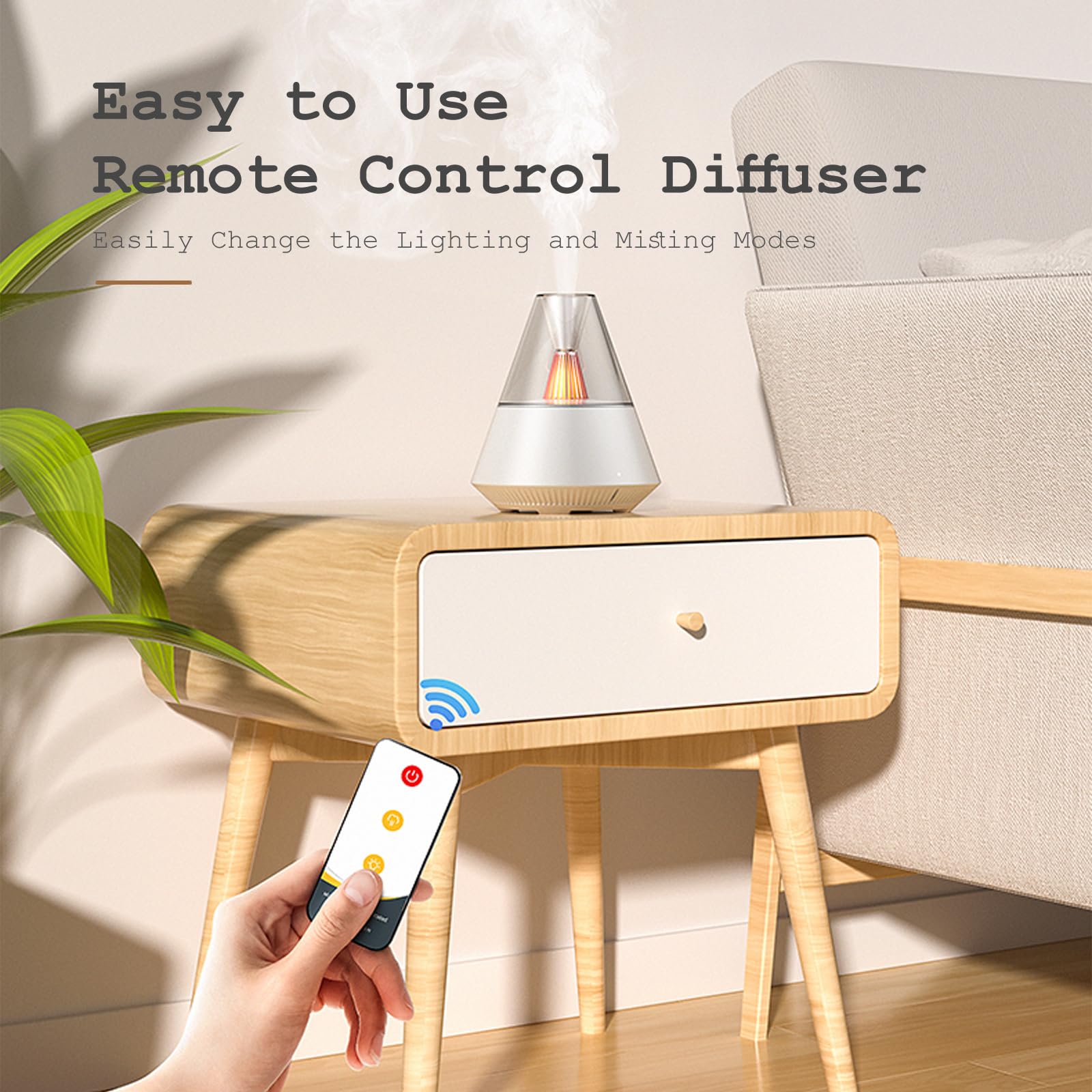 TriPro Essential Oils Aroma Diffuser,Portable Humidifier with Cool Mist and Warm Light Effect,Remote Control TriProCAu supplements