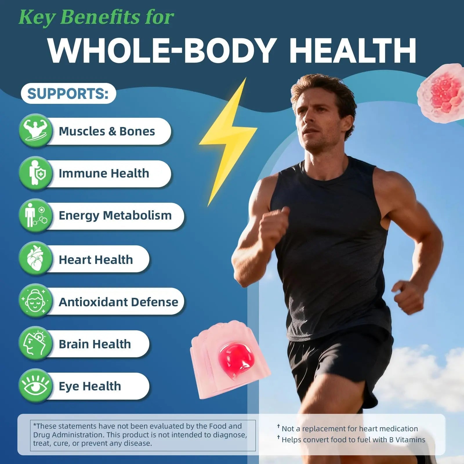 Totaria Sugar Free Multivitamin for Men with Omega 3, Probiotics, Mens Multivitamins Gummies w/Methylated B Complex TotariaAu supplements