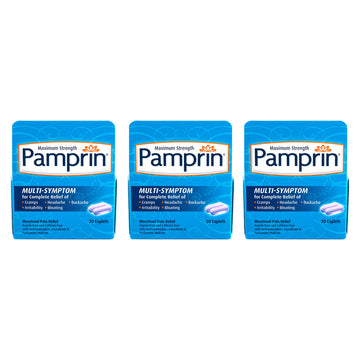 Pamprin Multi-Symptom Formula, with Acetaminophen, Menstrual Period Symptoms Relief Including Cramps PamprinAu supplements