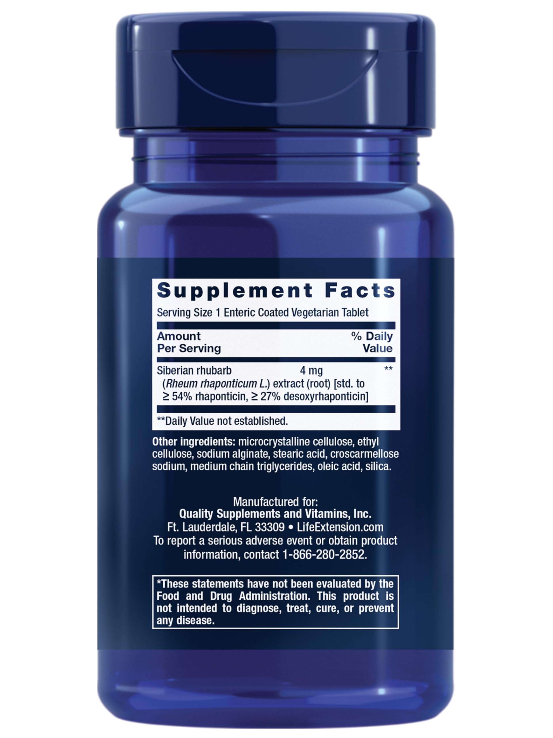 Life Extension Menopause Relief – Siberian Rhubarb, Menopause Supplement for Women, Ease hot Flashes, Mood Swings, Night Sweats Relief, Hormone-Free, Gluten-Free, Non-GMO, Vegetarian, 30 Tablets Life ExtensionAu supplements