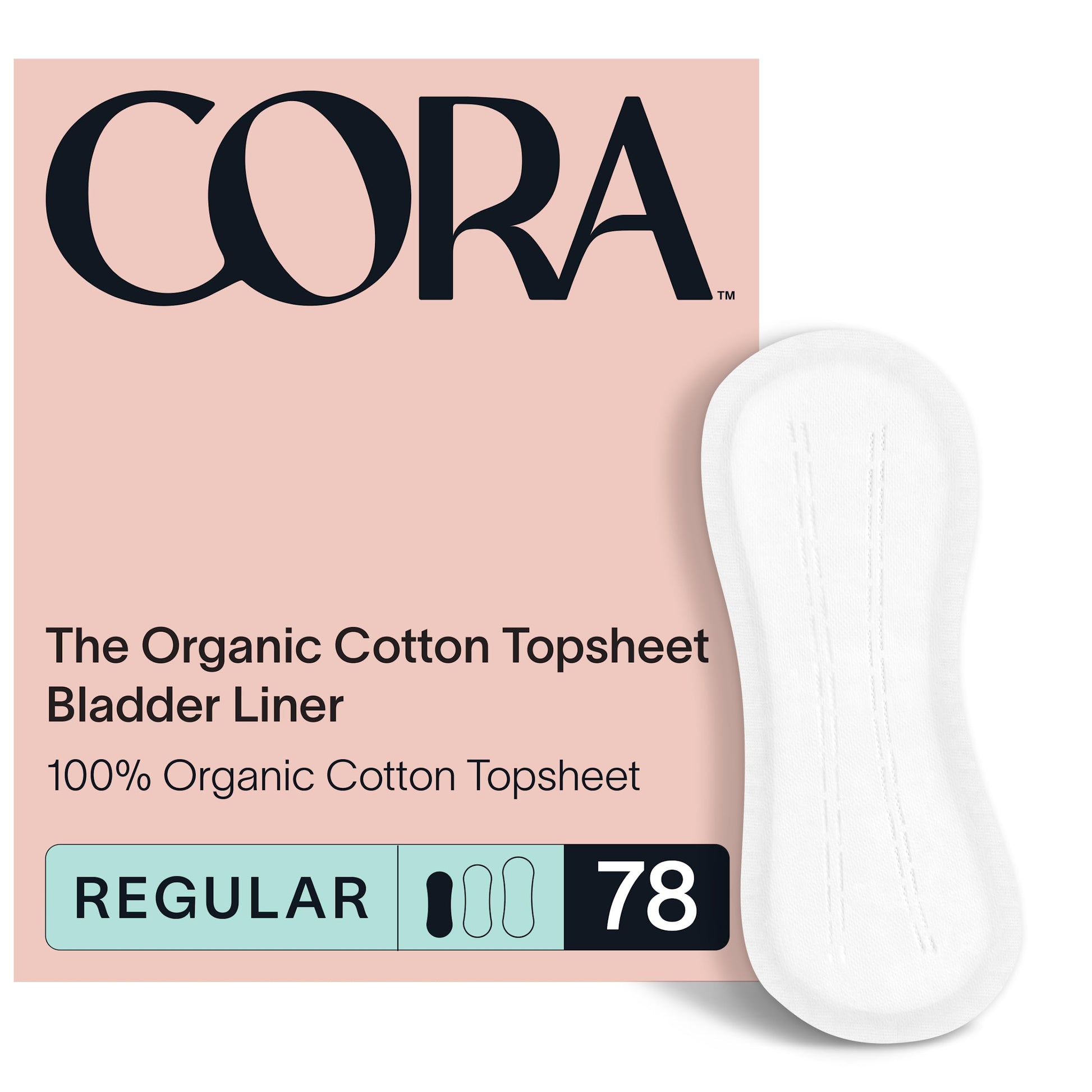 Cora Ultra Thin Organic Bladder Liners | Incontinence & Postpartum Pads for Women | Panty Liners CoraAu supplements