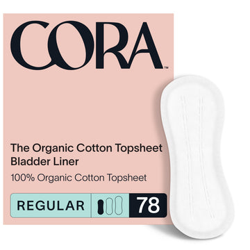 Cora Ultra Thin Organic Bladder Liners | Incontinence & Postpartum Pads for Women | Panty Liners CoraAu supplements