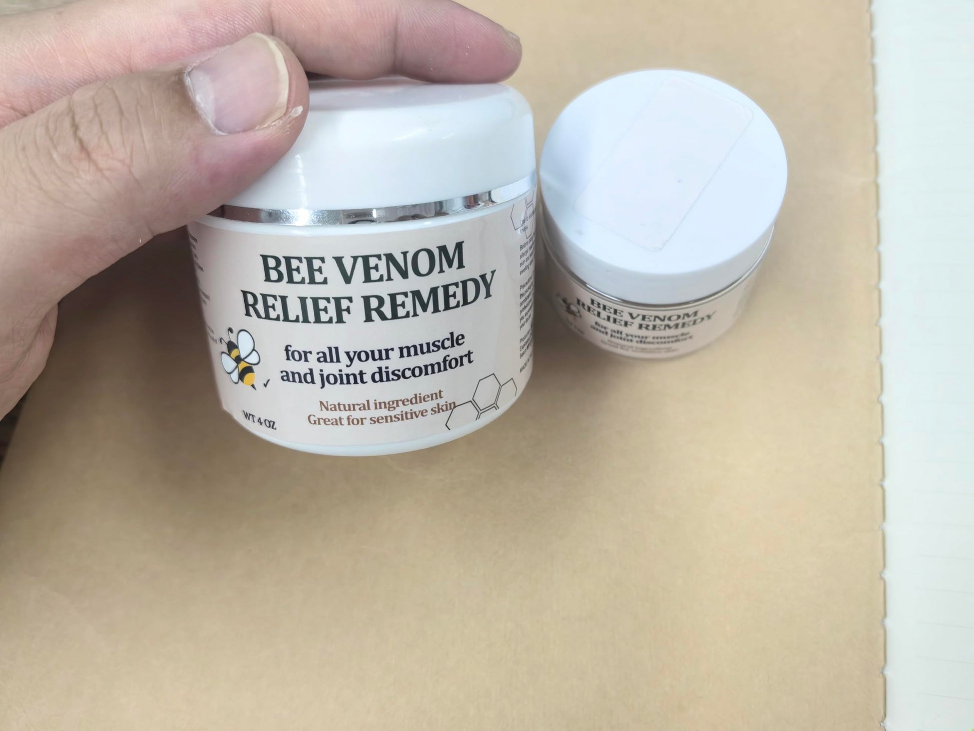 KOKOMAANE Bee Venom Muscle Bone Cream, Fast Acting, for Back, Neck, Hand, Foot, Knee, Muscle, Shoulder, Topical, Wrist, Elbow, Hip, Nerve, Plantar, Ankle, Foot discomfort, Vitamin B6 KOKOMAANEAu supplements