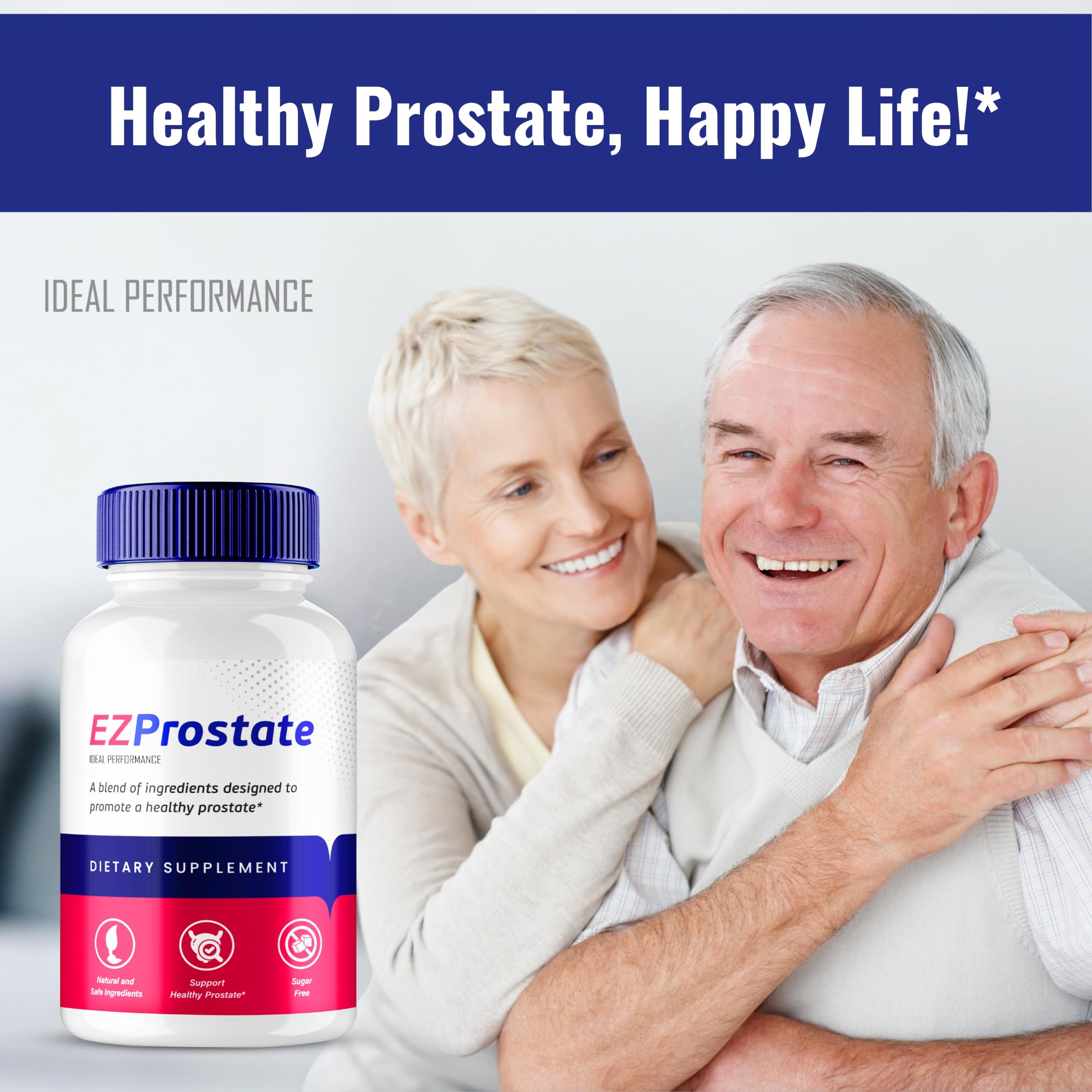EZ Prostate Capsules, EZ Prostate Pills - Official EZ Prostate Supplement Pills - Maximum Strength Advanced All Natural Formula, EZProstate Health Men Pastillas Reviews (2 Pack) IDEAL PERFORMANCEAu supplements
