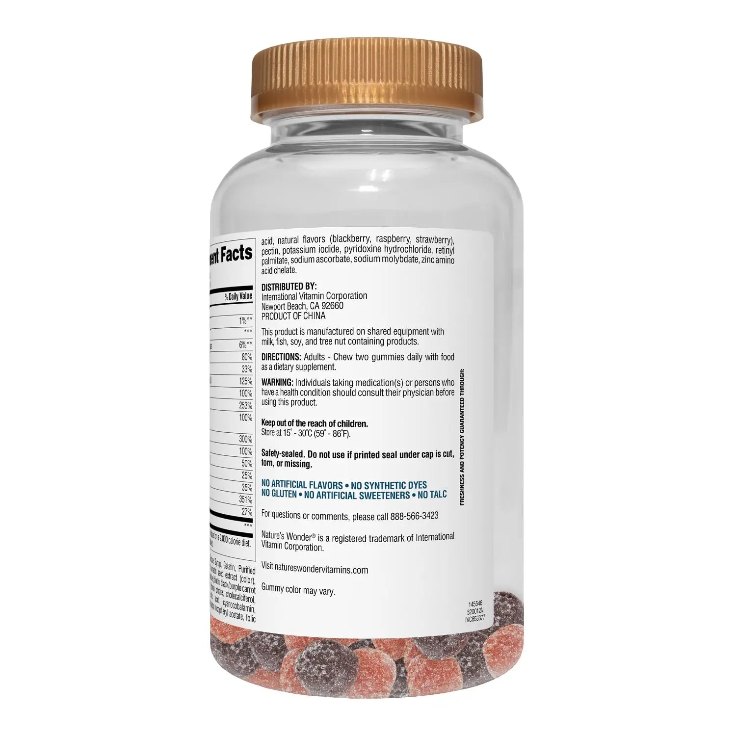 Nature's Wonder Men's Multivitamin Gummies, Supports Immune Health, Energy, Metabolism and Muscles with Vitamins A,C,D,B6,B12 Nature's WonderAu supplements