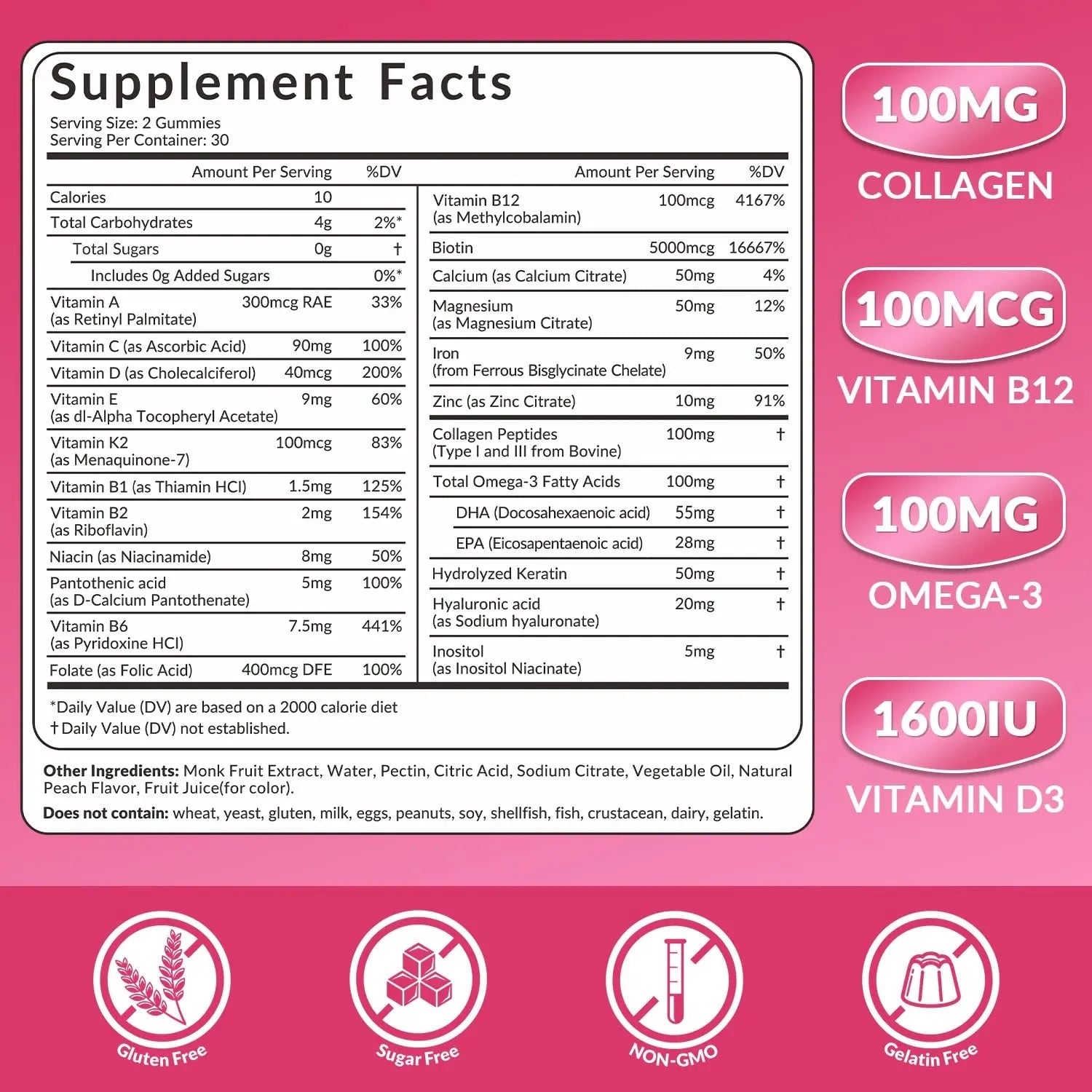 WEEVIT Methylated Multivitamin for Women Gummies, Womens Multivitamin Gummy with Collagen, Iron, Omega-3 WEEVITAu supplements
