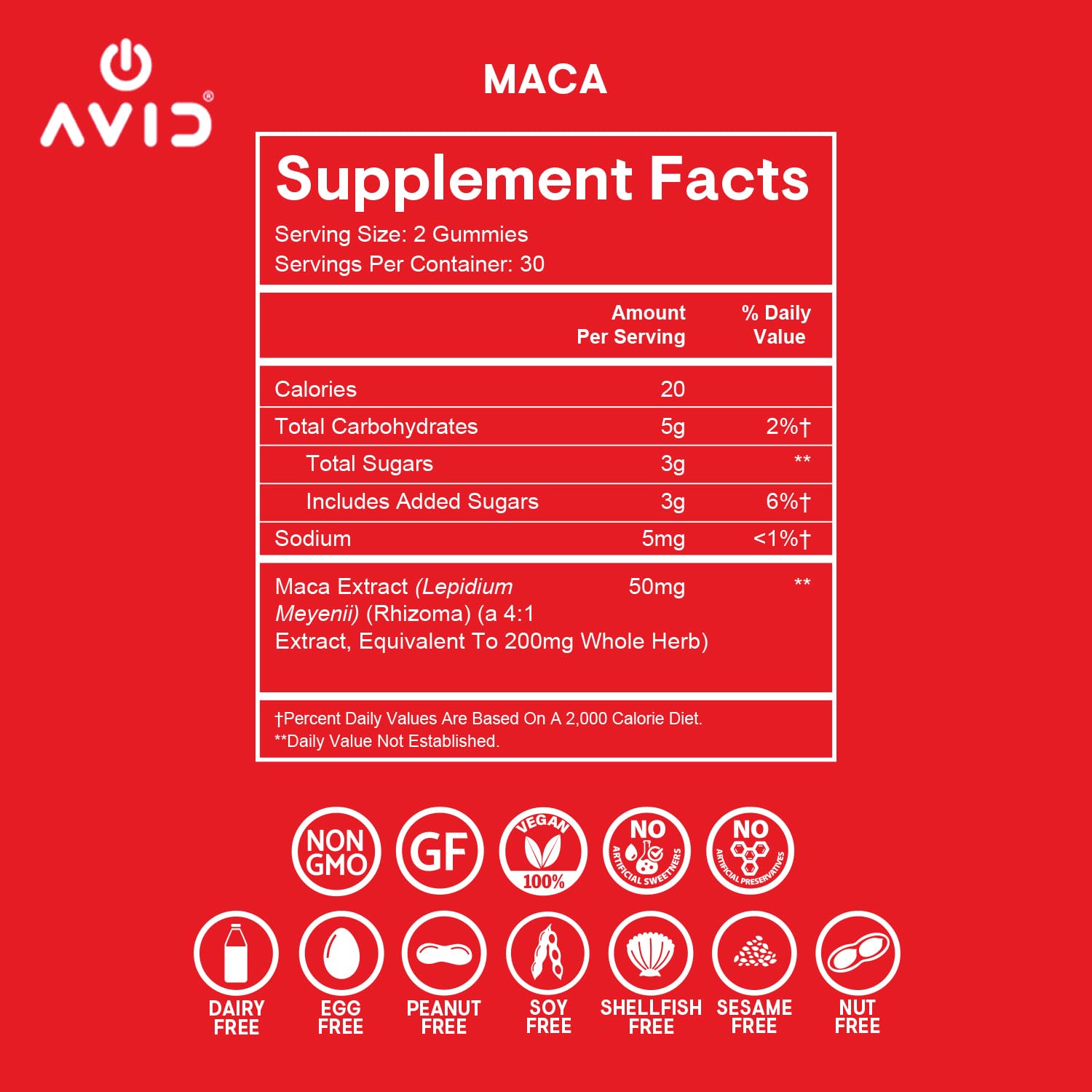 Playboy - Maca Root Gummies for Women and Men (60 Count - Peach Flavored) - Boost Sexual Vitality, Libido, Fertility - Supplement - 100% Natural, Vegan Non GMO - 4:1 Extract Maca Peruana AvidAu supplements