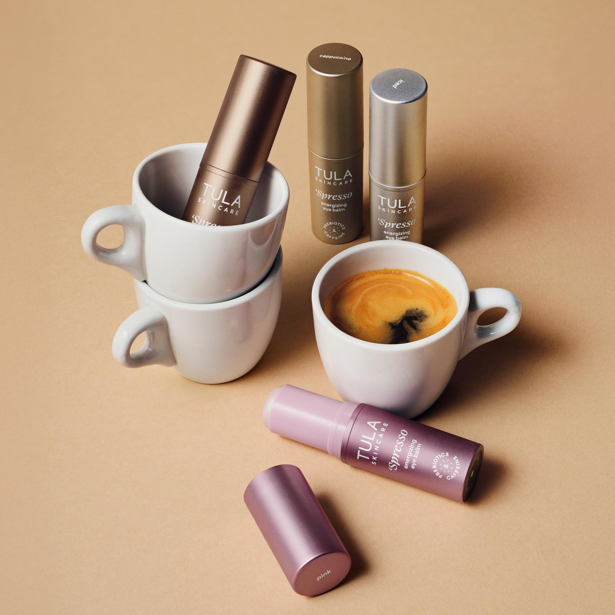 TULA Skin Care ‘Spresso Energizing Eye Balm, Gold Glow - Energizing & Hydrating Caffeine Under Eye Treatment for Dark Circles, Portable and Perfect to Use On-the-go, 0.35 oz. TULAAu supplements