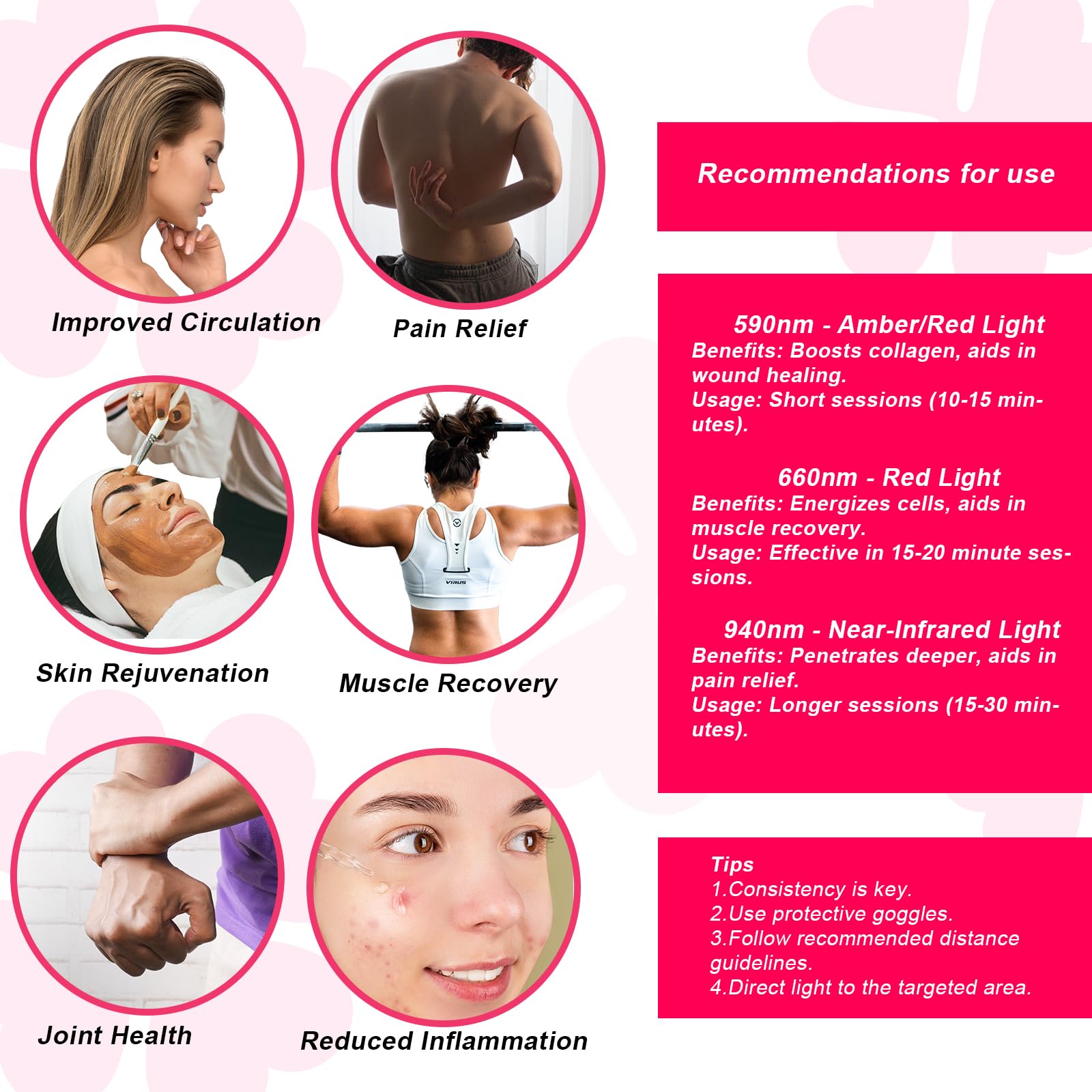Akarishin Red Light Therapy Lamp - Boost Skin Vitality and Ease Muscle Soreness with Adjustable Stand AkarishinAu supplements