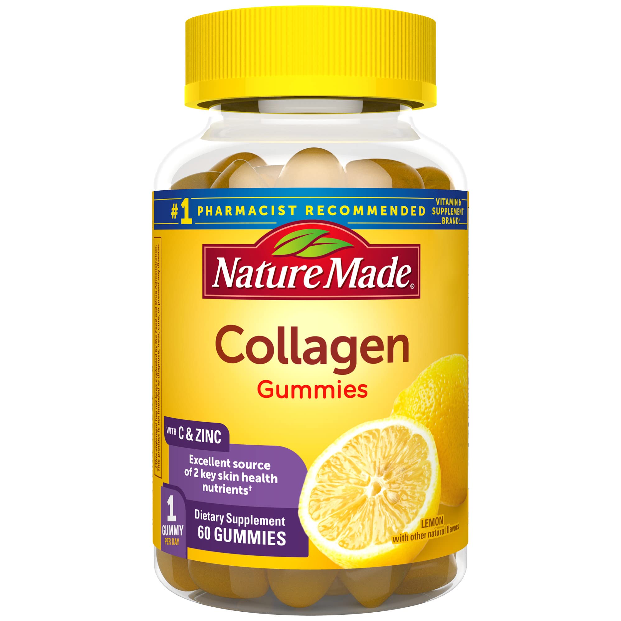 Nature Made Collagen Gummies with Vitamin C, Zinc and Biotin, Hydrolyzed Collagen Nature MadeAu supplements