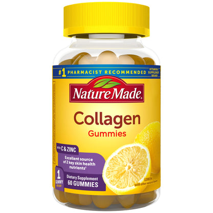 Nature Made Collagen Gummies with Vitamin C, Zinc and Biotin, Hydrolyzed Collagen Nature MadeUS supplements