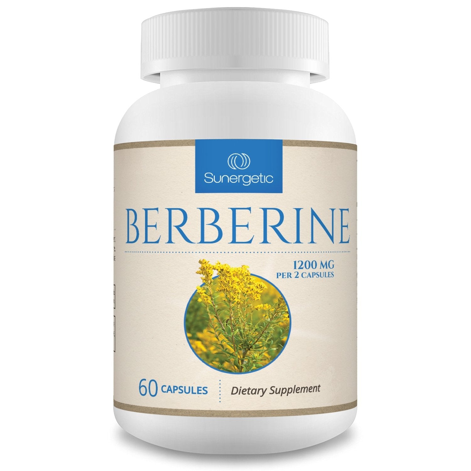 Premium Berberine Supplement - 1200mg of Berberine Per Serving - Berberine HCL SunergeticUS supplements
