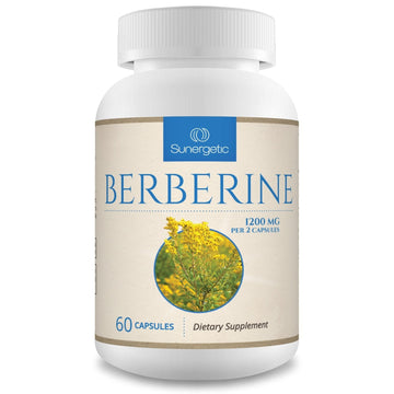 Premium Berberine Supplement - 1200mg of Berberine Per Serving - Berberine HCL SunergeticUS supplements