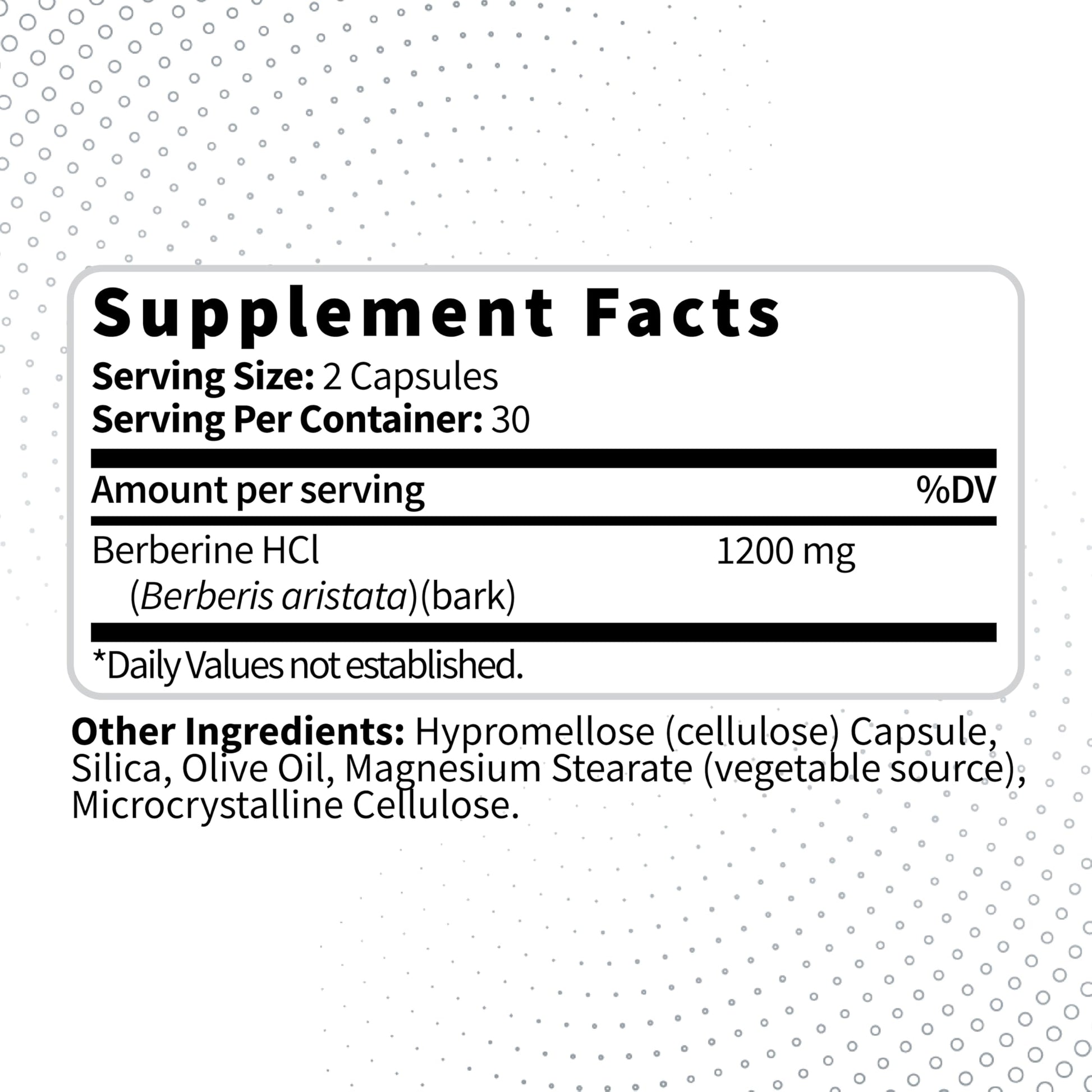 Type Zero Berberine HCL 1200mg 60 Capsules - Clean, Non-GMO, Gluten Free Supplement Type ZeroUS supplements