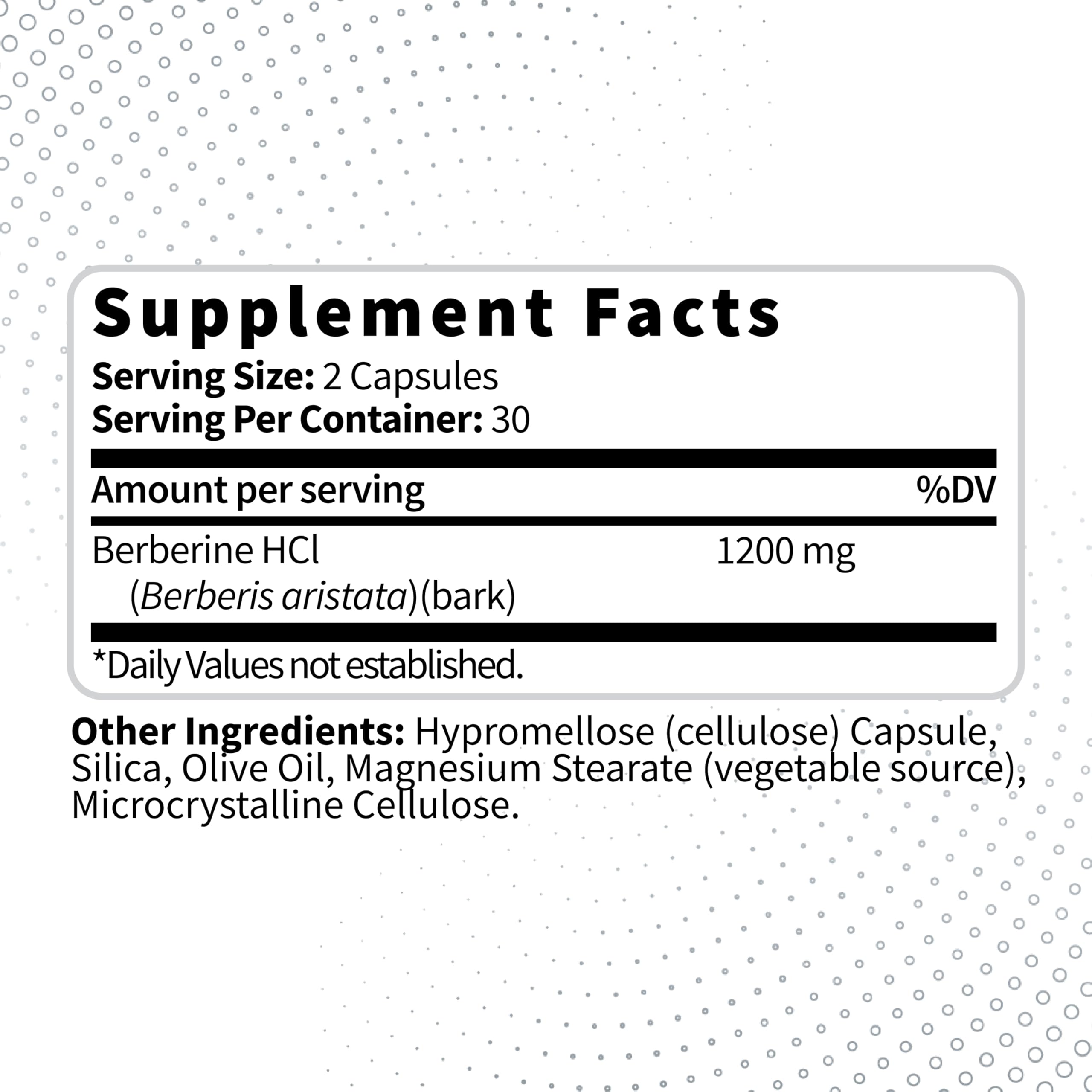 Type Zero Berberine HCL 1200mg 60 Capsules - Clean, Non-GMO, Gluten Free Supplement Type ZeroUS supplements