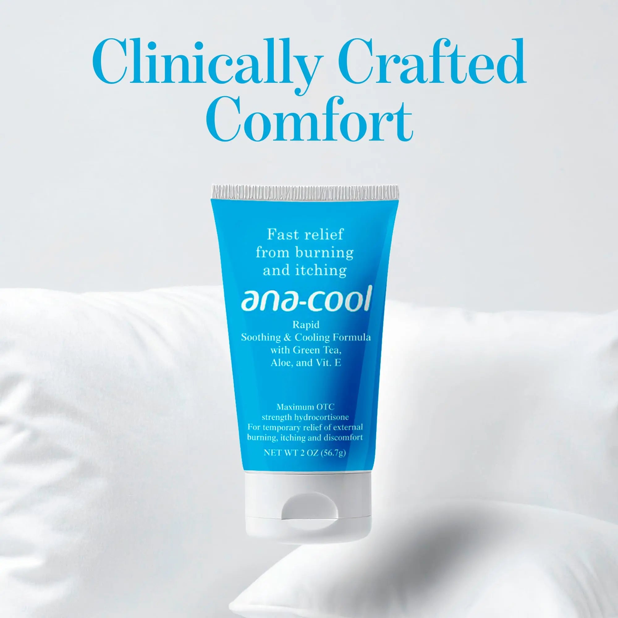 Ana-Cool Herbal Hemorrhoid Relief Cream - Fast Soothing for Bug Bites, Rashes, Irritations & More - 1% Hydrocortisone with Witch Hazel, Aloe & Vitamin E - Physician-Developed, 2 oz Tube Ana-CoolAu supplements