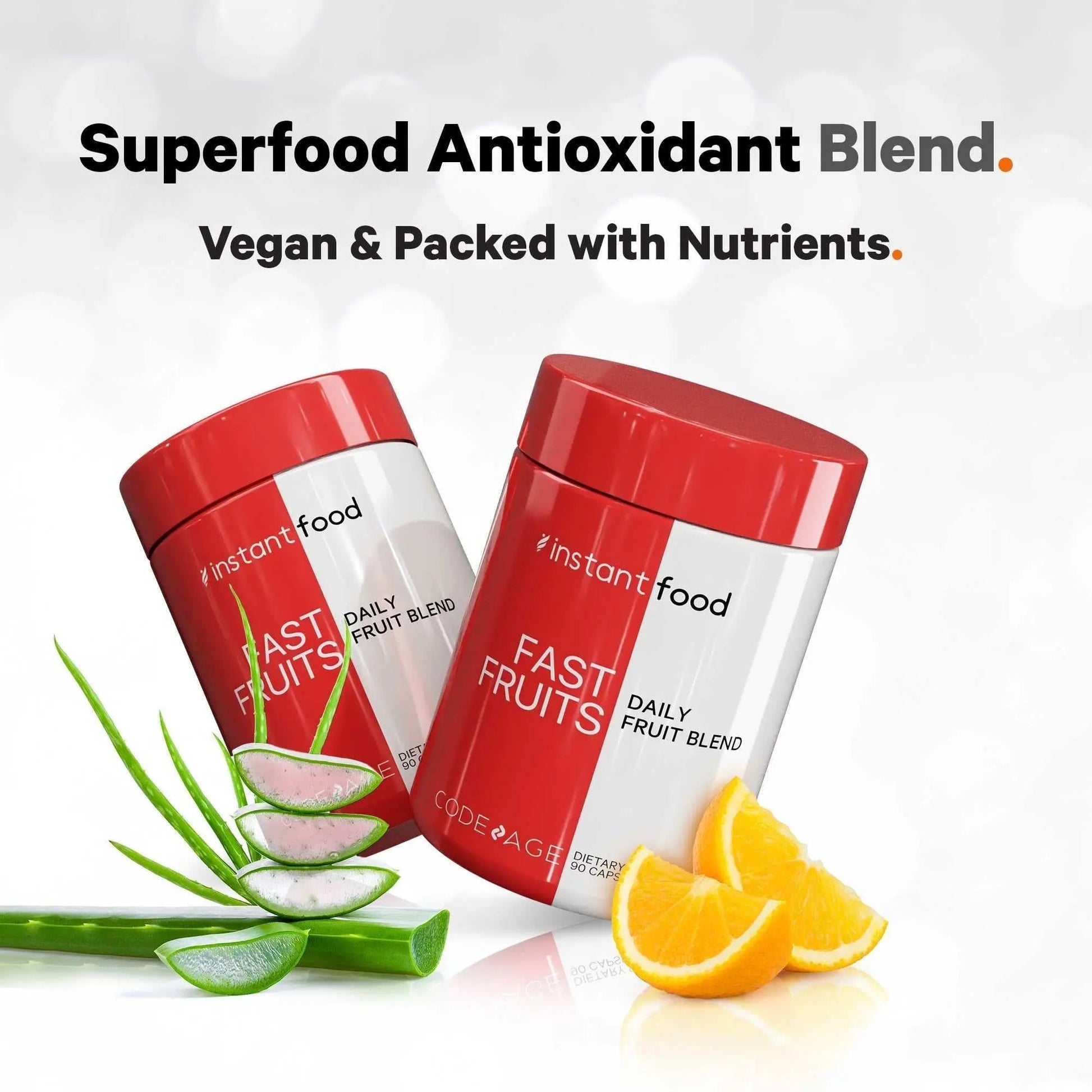 Codeage Instantfood Fast Fruits, Over 15 Fruits Powders Equivalent All-in-One, Vegan Daily Whole Food Vitamins - Berries, Antioxidant Polyphenols CodeageAu supplements