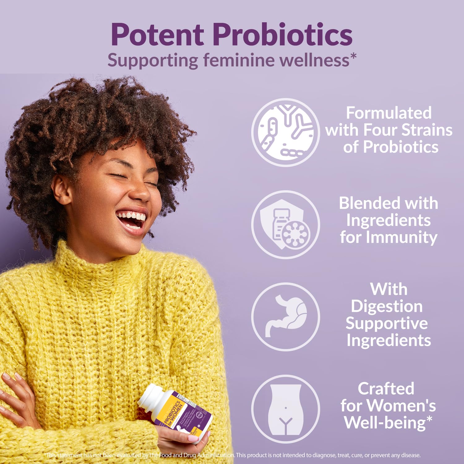 Probiotics for Women- 3 Pack(180 Capsules) - Ultimate Flora Bloom Probiotic Supplement for Women Intimate RoseAu supplements
